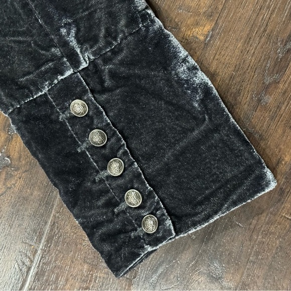 Free People Faye Velvet Ebony Jacket Size‎ Small Women - Picture 7 of 12
